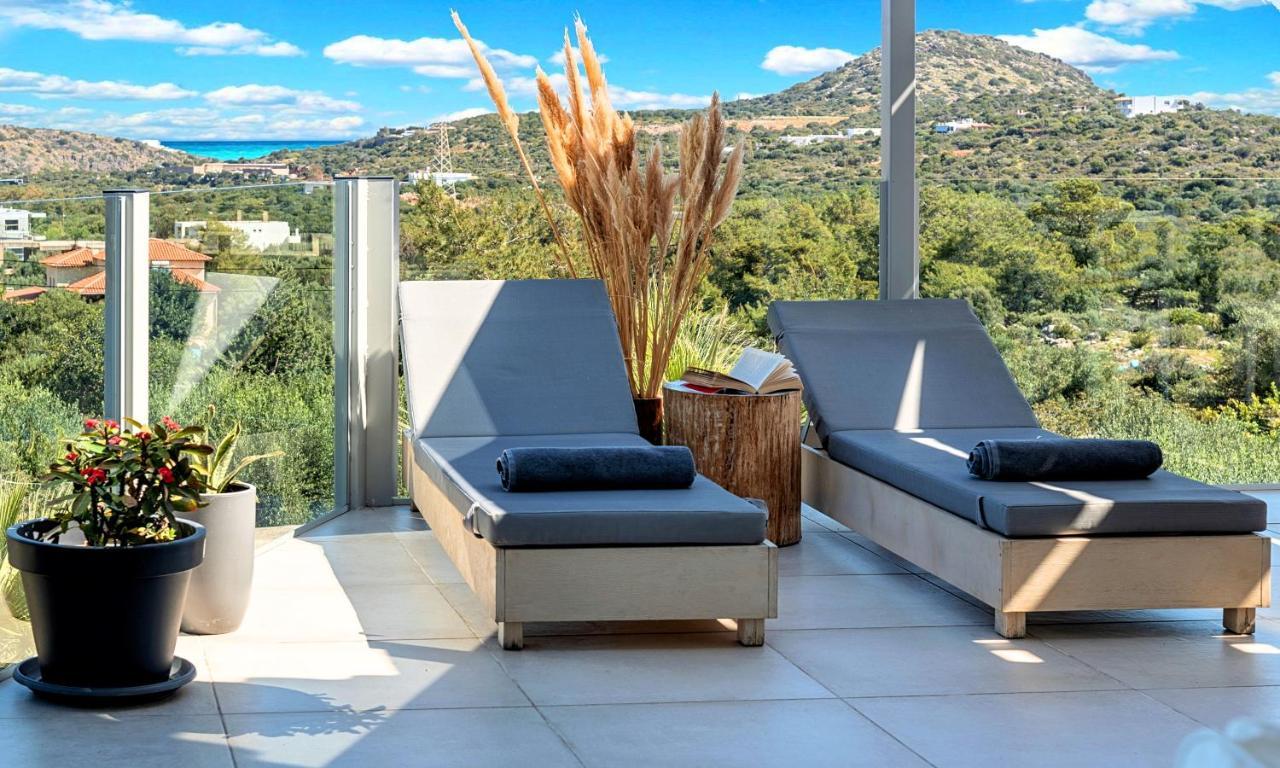 Olive Green Villa Heated Pool Agios Nikolaos Exterior foto