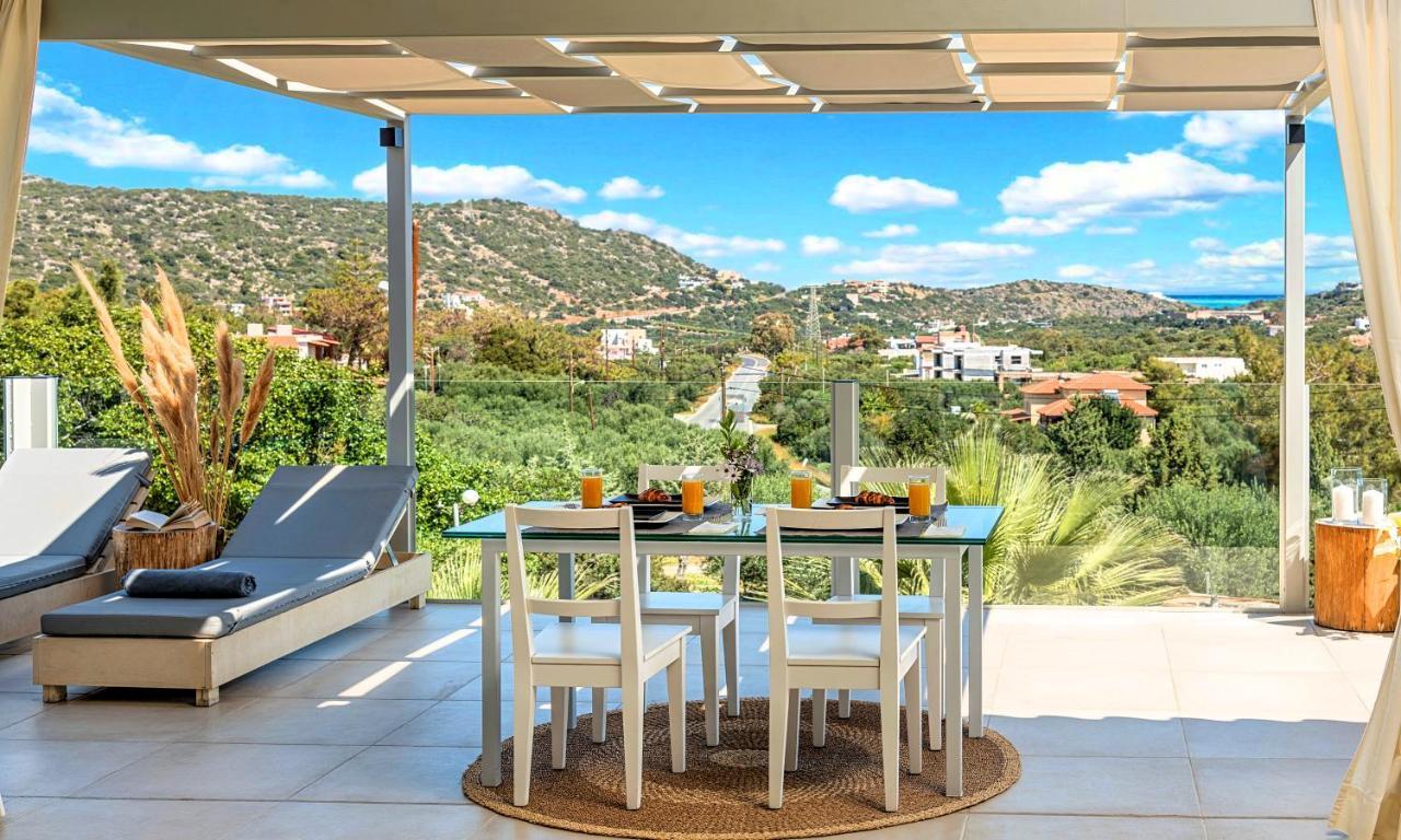 Olive Green Villa Heated Pool Agios Nikolaos Exterior foto