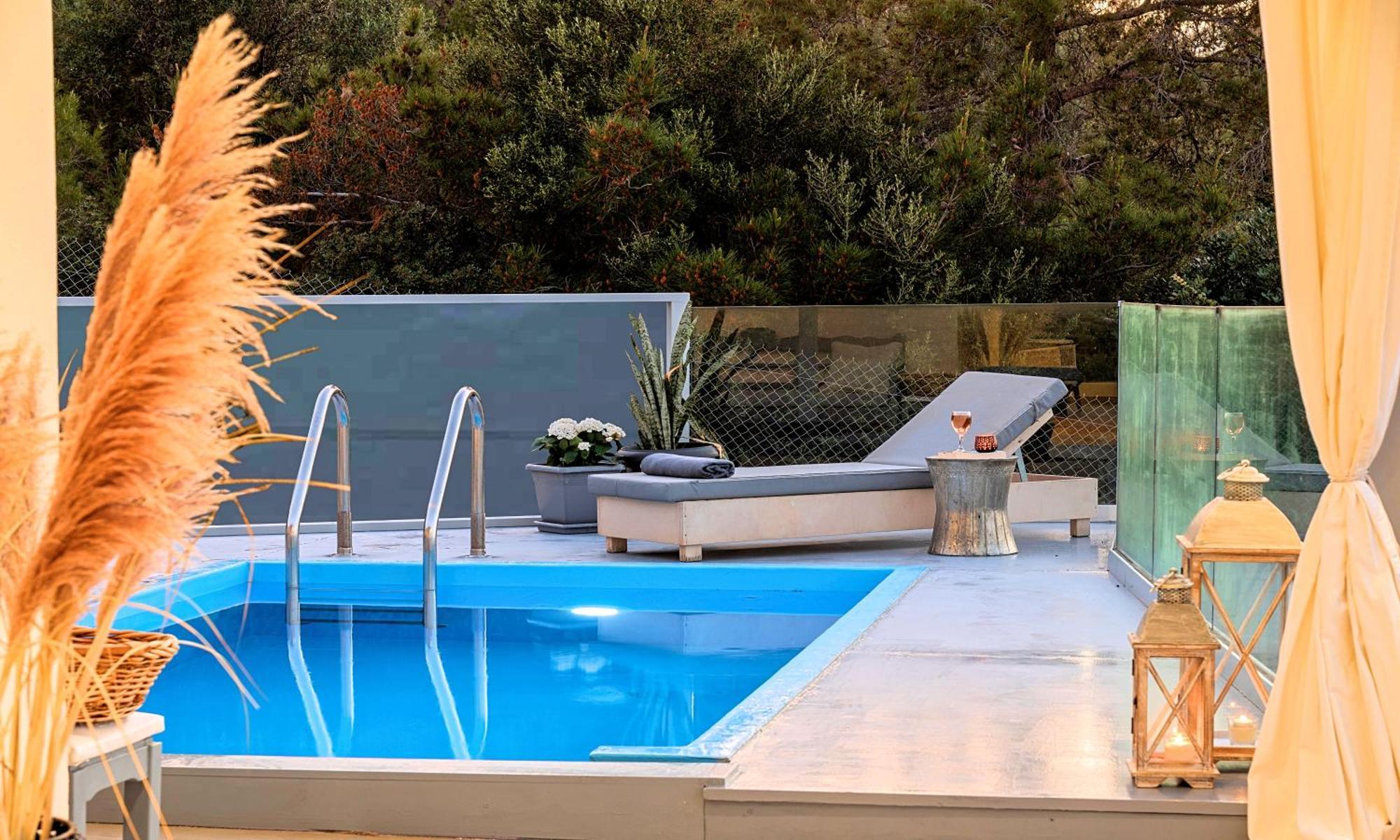 Olive Green Villa Heated Pool Agios Nikolaos Exterior foto